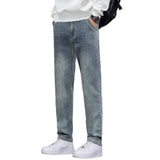 Men's Loose Fit Wide Leg Denim Jeans