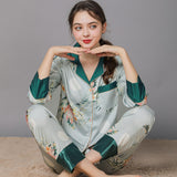 Women’s Silk Pajama Set