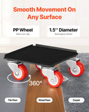 Heavy Duty Furniture Dolly with 5 Wheels
