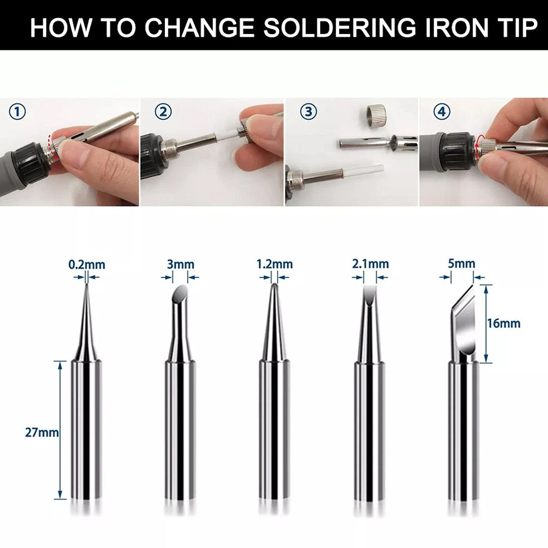 90W Adjustable Soldering Iron Kit