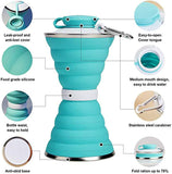 500ml Foldable Silicone Water Bottle – Leakproof, Portable Sports & Travel Bottle