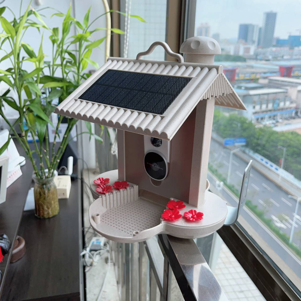 AI Smart Bird Feeder with 160 Degree Wide Angle Camera