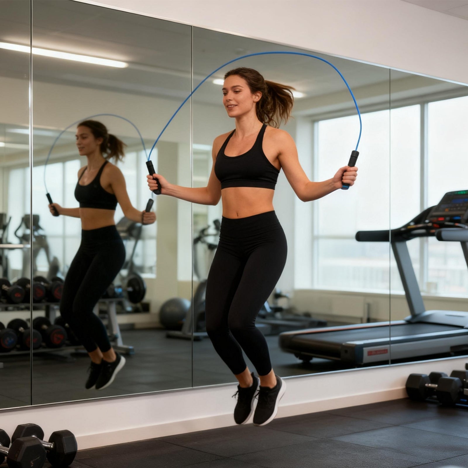 Digital Jump Rope with Built-In Counter