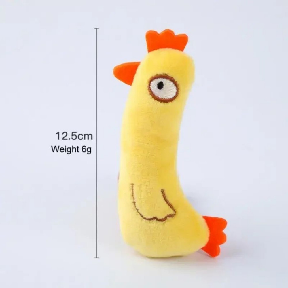 Catnip Plush Toy for Cats & Puppies Teeth Grinding Thumb Pillow