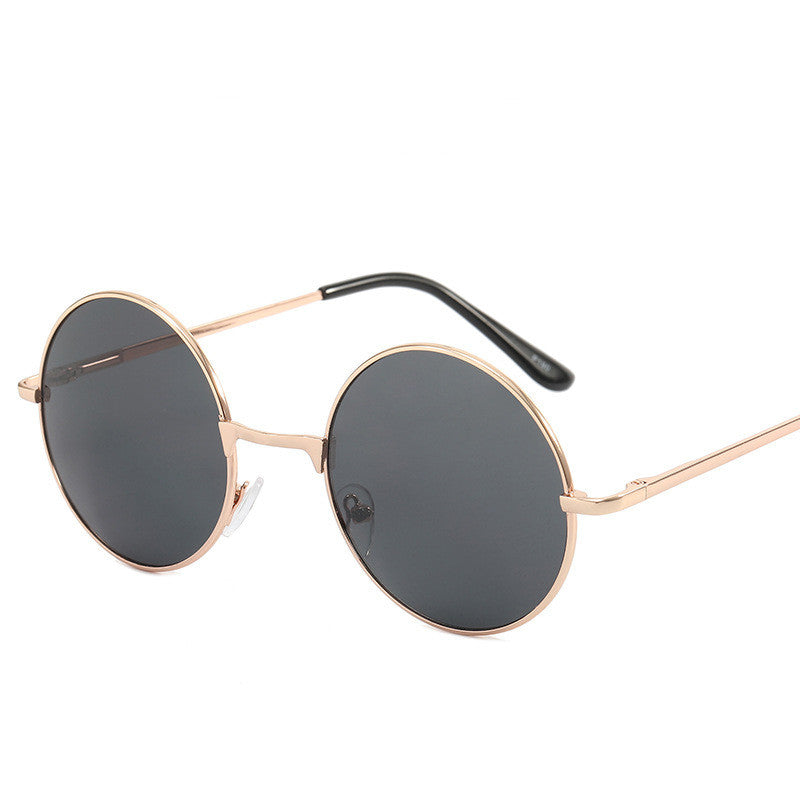 Men’s Retro Round Frame Sunglasses