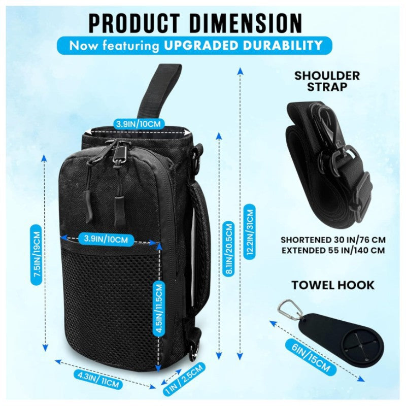 Mens Multifunctional Sports Messenger Bag