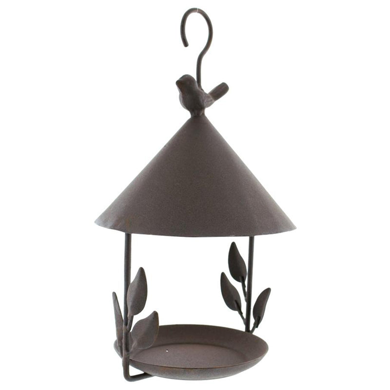 American Made Vintage Wrought Iron Bird Feeder