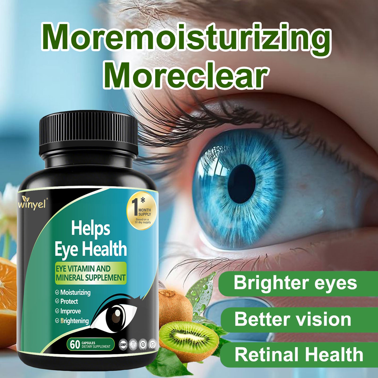 Premium Lutein Eye Health Support Supplement 30-Day Supply