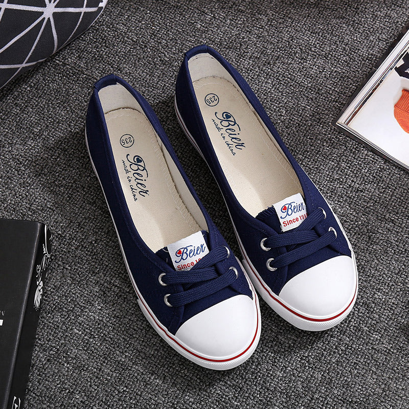 Women’s Breathable Flat Canvas Shoes