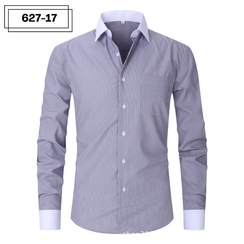 Men's Striped Summer Fashion Plus Size Shirt