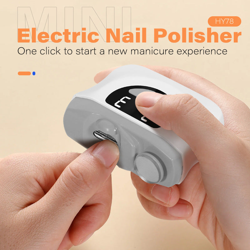 Electric Nail Clipper with LED Light & Grinder