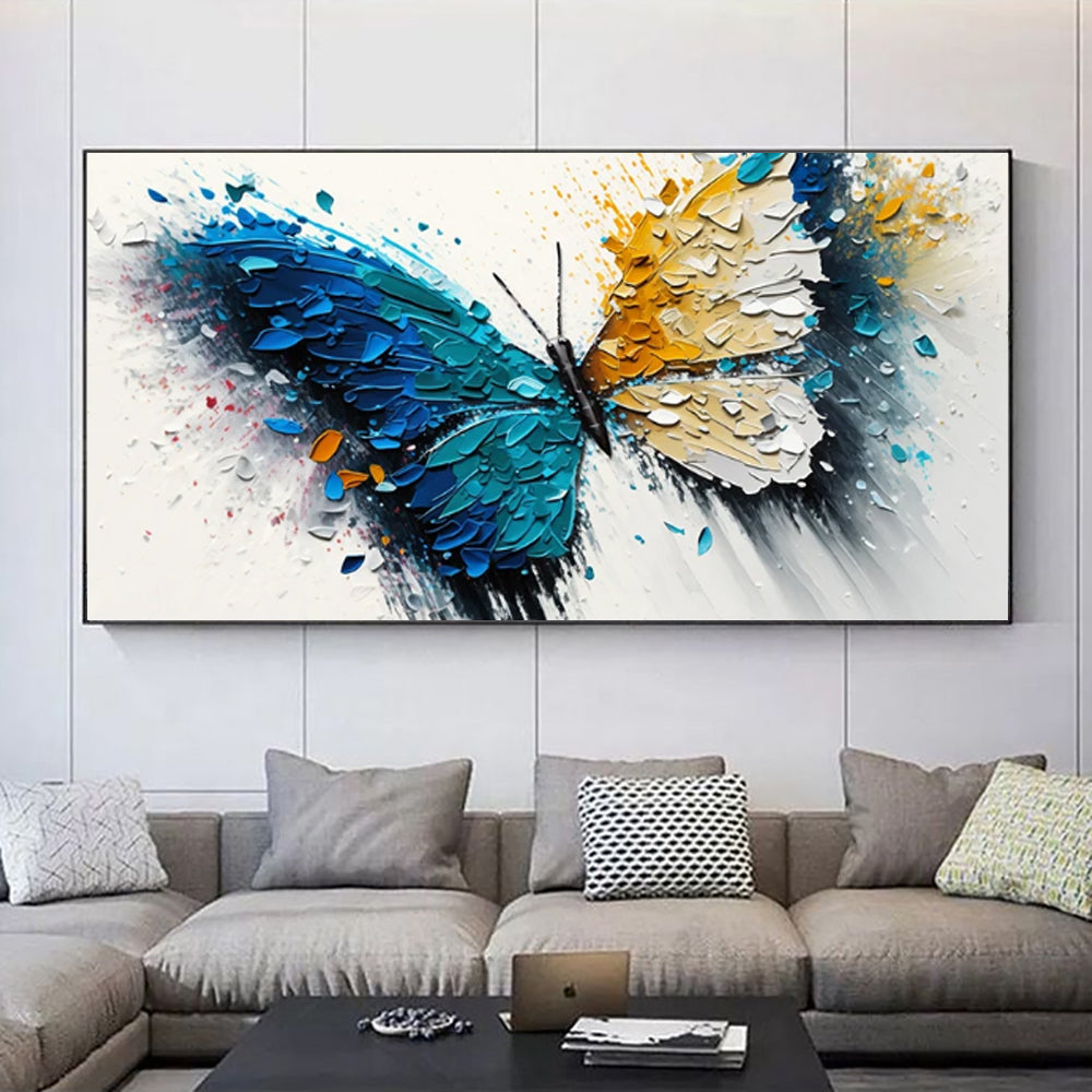 Large Abstract Handmade Canvas Art