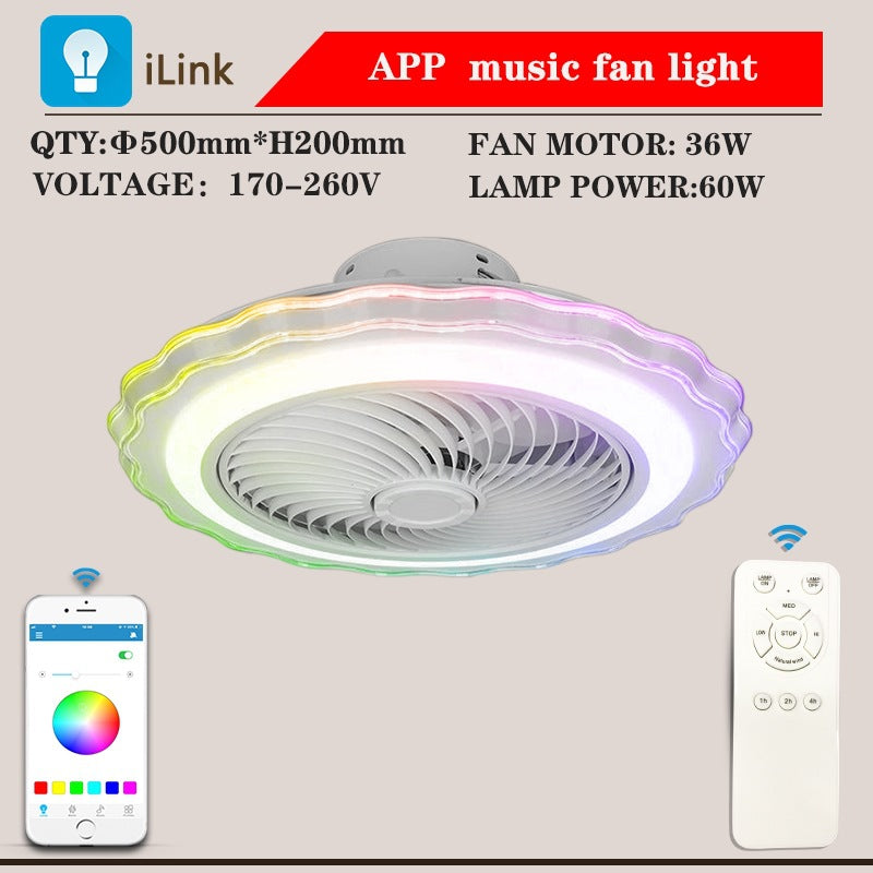 50CM LED Ceiling Fan with Light