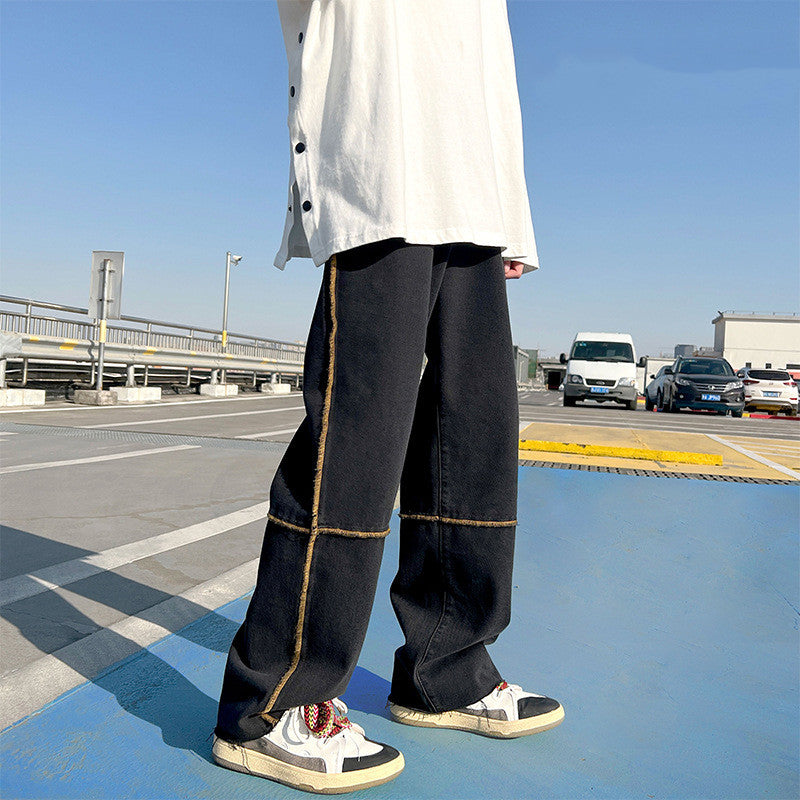 Boys Hip Hop Letter Jeans