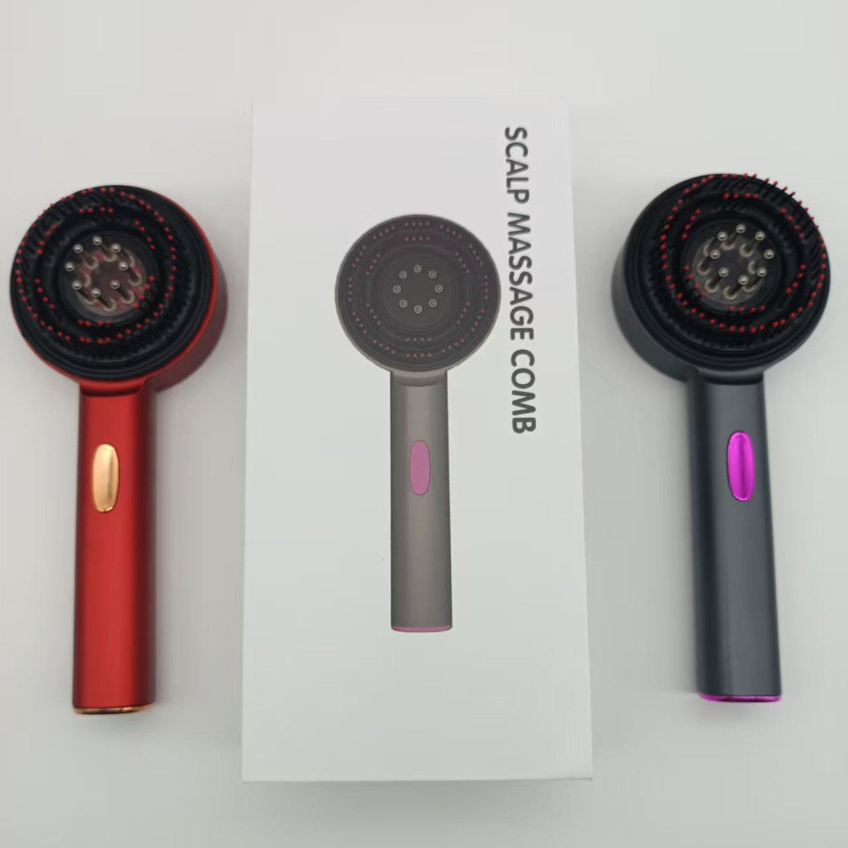 Electric Scalp Hair Care Comb with Red Light and Liquid Guide