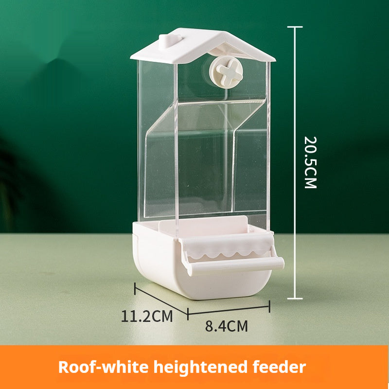 Automatic Parrot Feeder with Food Storage Container