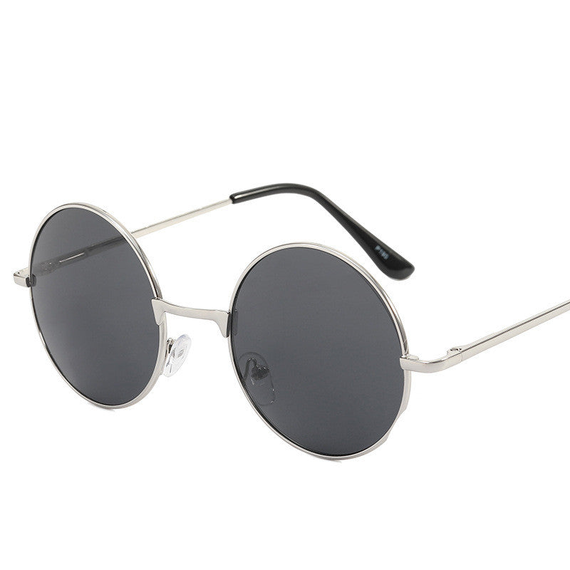 Men’s Retro Round Frame Sunglasses