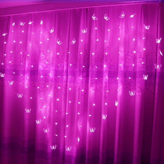 LED Love Curtain String Lights – Romantic Confession Layout Decorative Lighting