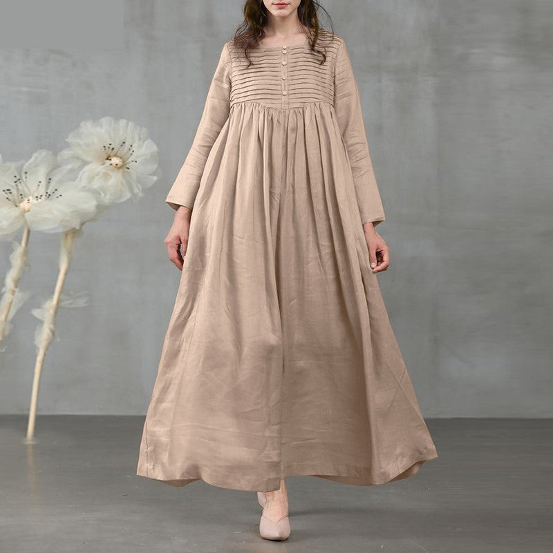 Women’s Long Sleeve Bodycon & Loose Dress Stylish Vestido