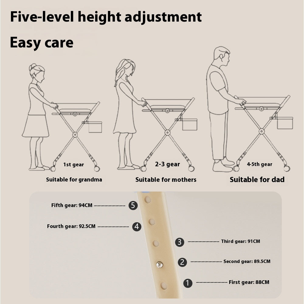 Foldable Baby Diaper Changing Table