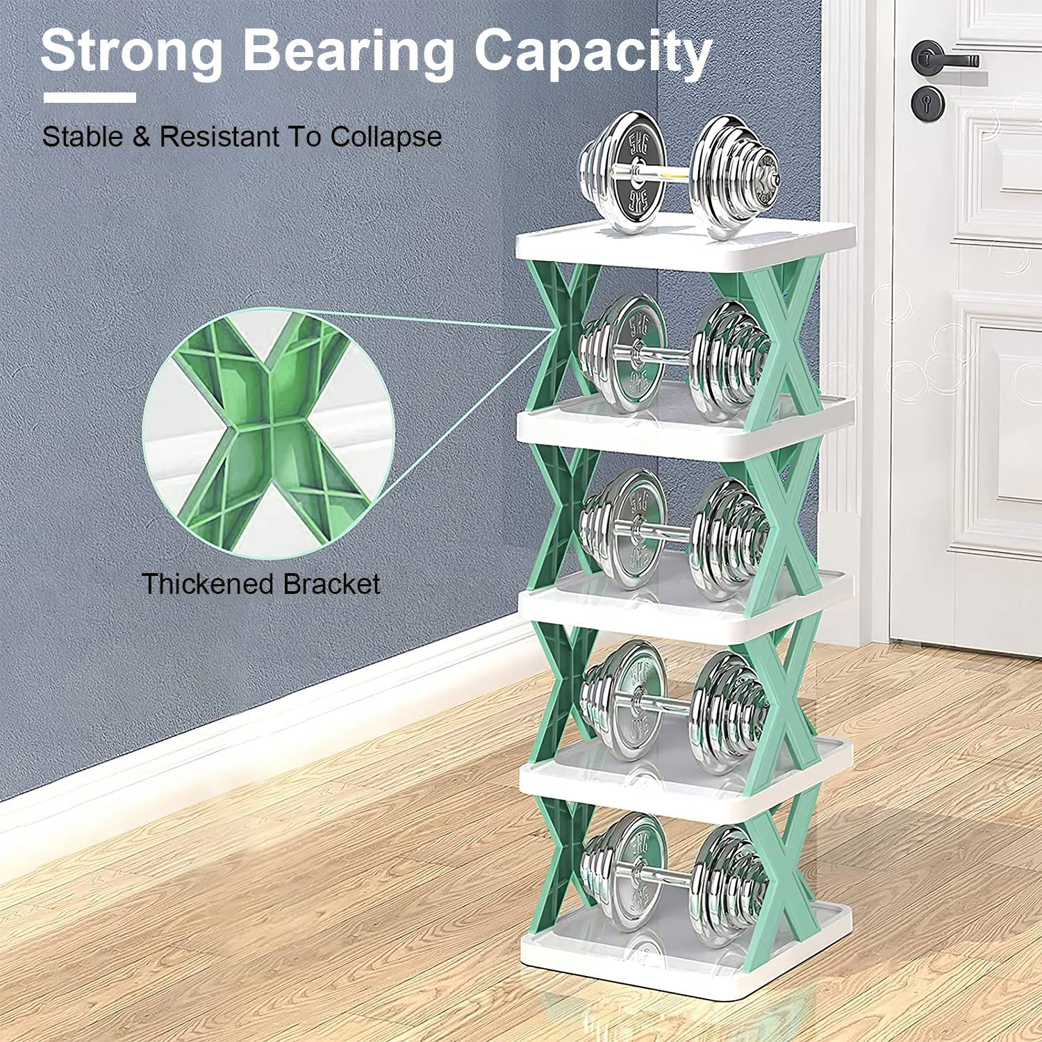 9-Tier Vertical Shoe Rack