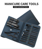 16 Piece Nail and Grooming Kit with Bag Manicure Pedicure Ear Care Tools