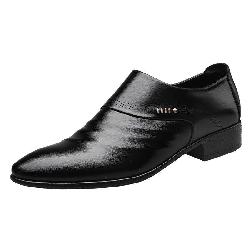 Men’s Leather Pointed Toe Casual Shoes