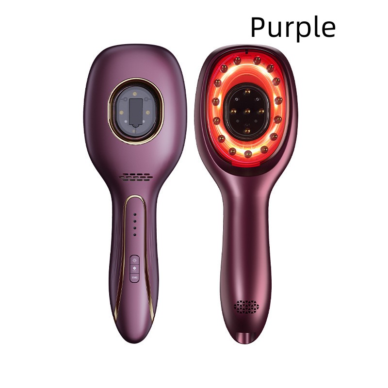 Red and Blue Hair Growth Nourishing Anti Hair Loss Comb
