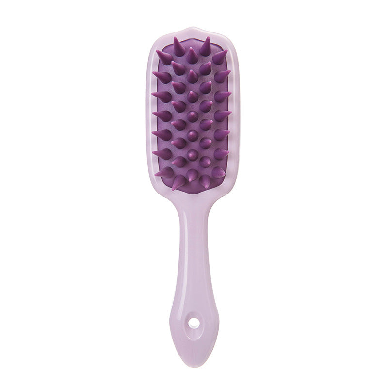 Long Handle Silicone Head Massage Comb for Relaxation