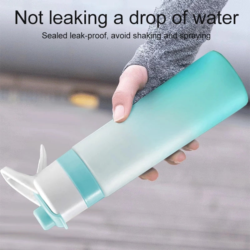 Large Capacity Spray Water Bottle for Outdoor Sports and Travel