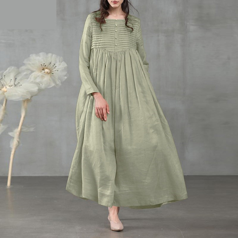 Women’s Long Sleeve Bodycon & Loose Dress Stylish Vestido