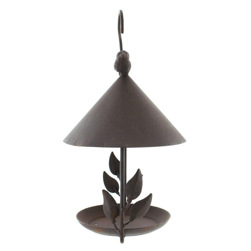 American Made Vintage Wrought Iron Bird Feeder