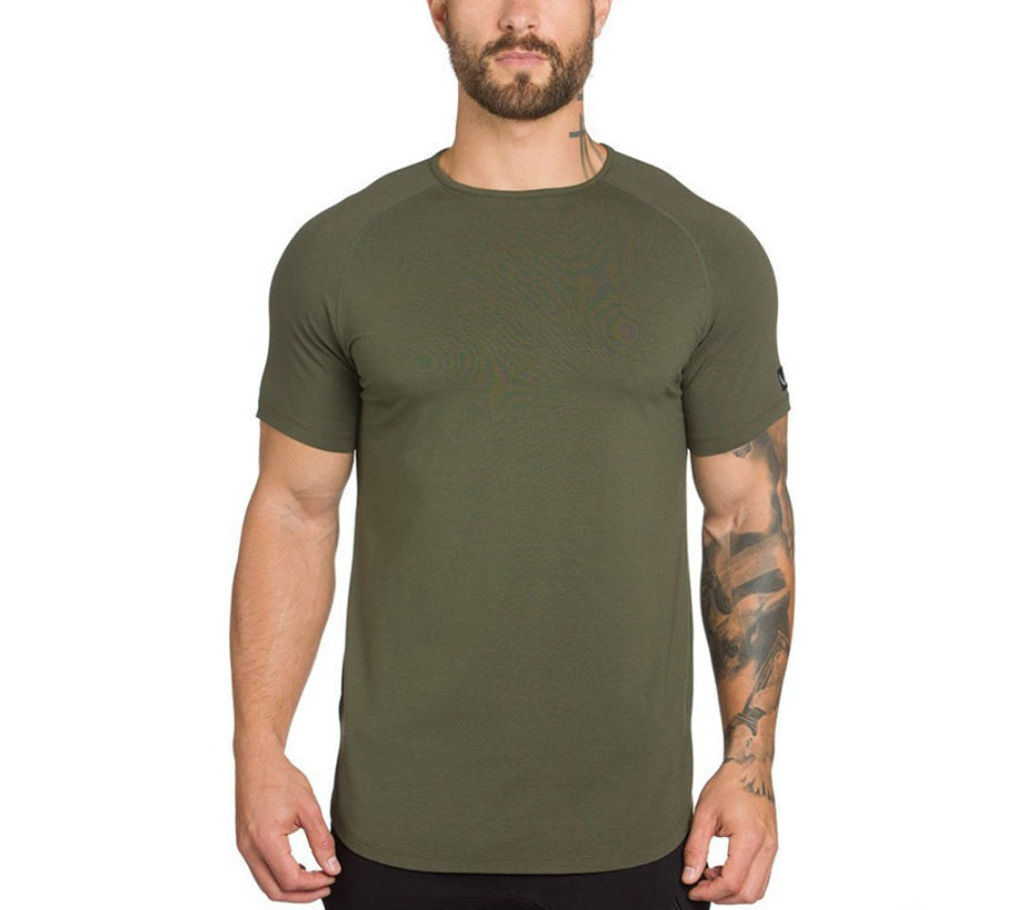Men’s Plain Gym Fitness T Shirt Custom Sports Wear