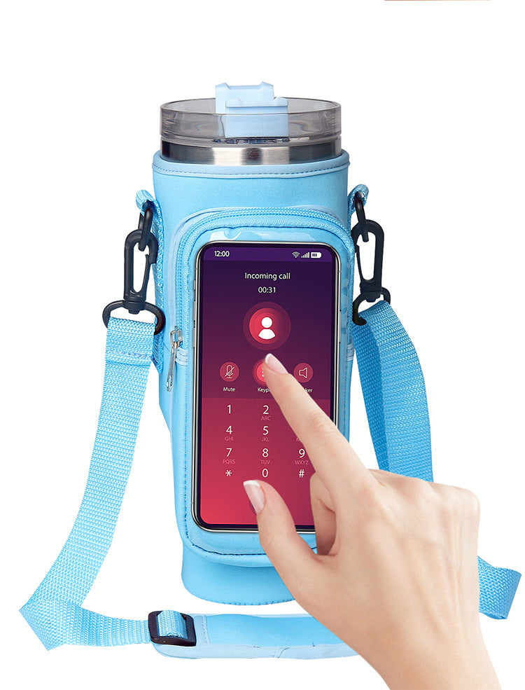 40oz Transparent Cup Cover with Touch Screen