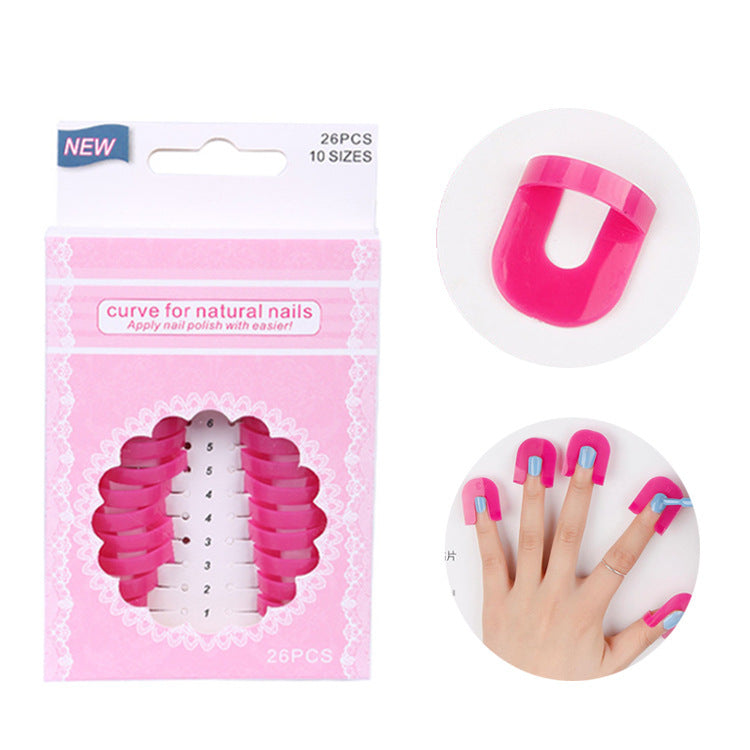 Gradient Nail Art Protective Folder for Manicure