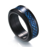 Titanium Steel Personality Ring – Hip Hop Style