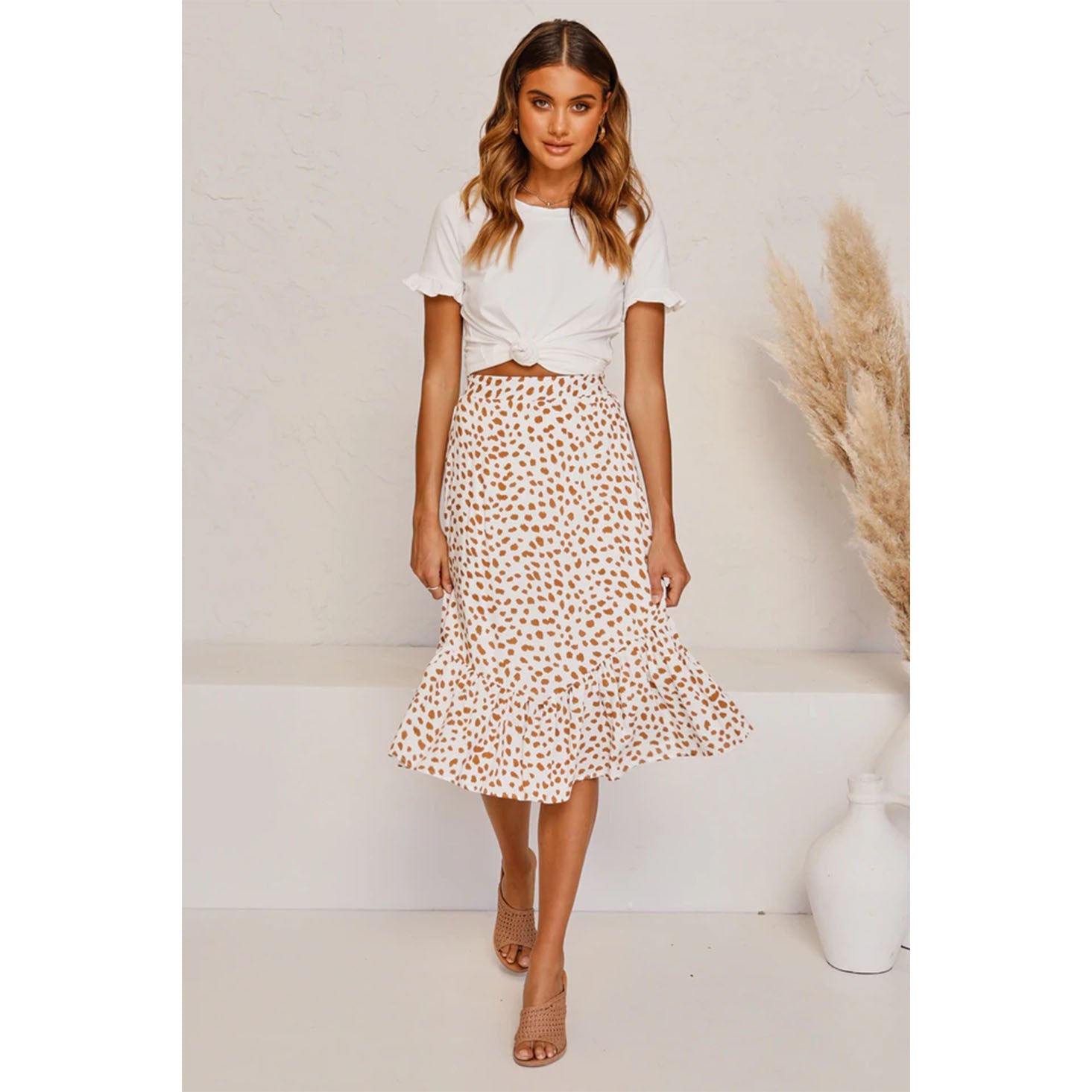 Women’s Leopard Print Skirt