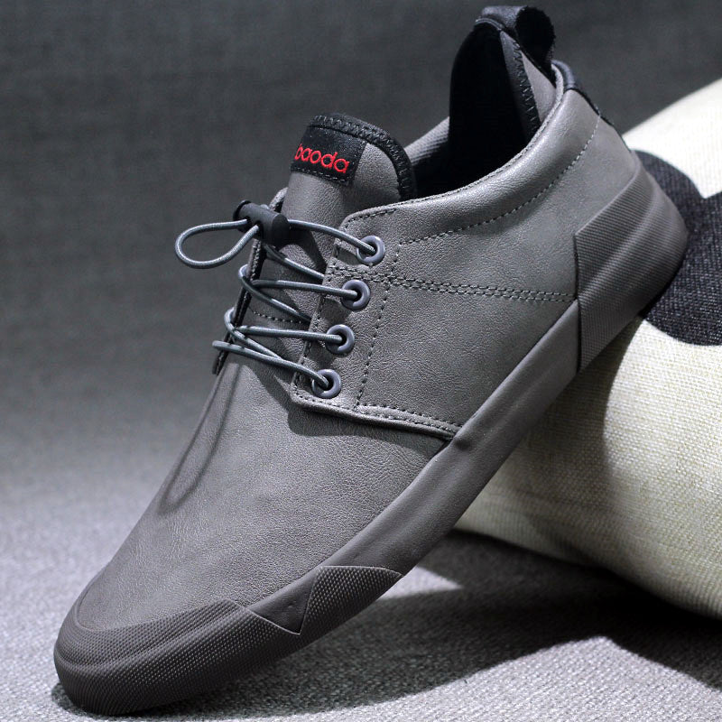 Men’s Leather Lace-Up Casual Shoes
