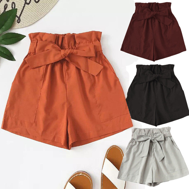 Women’s Loose Mid-Waist Casual Shorts