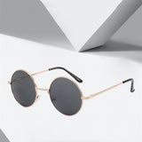 Men’s Retro Round Frame Sunglasses