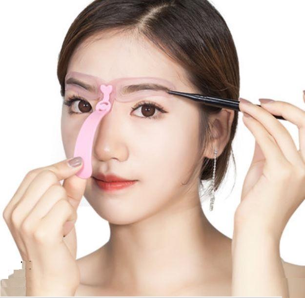 Reusable Eyebrow Guide Stencil for Perfect Brow Shaping