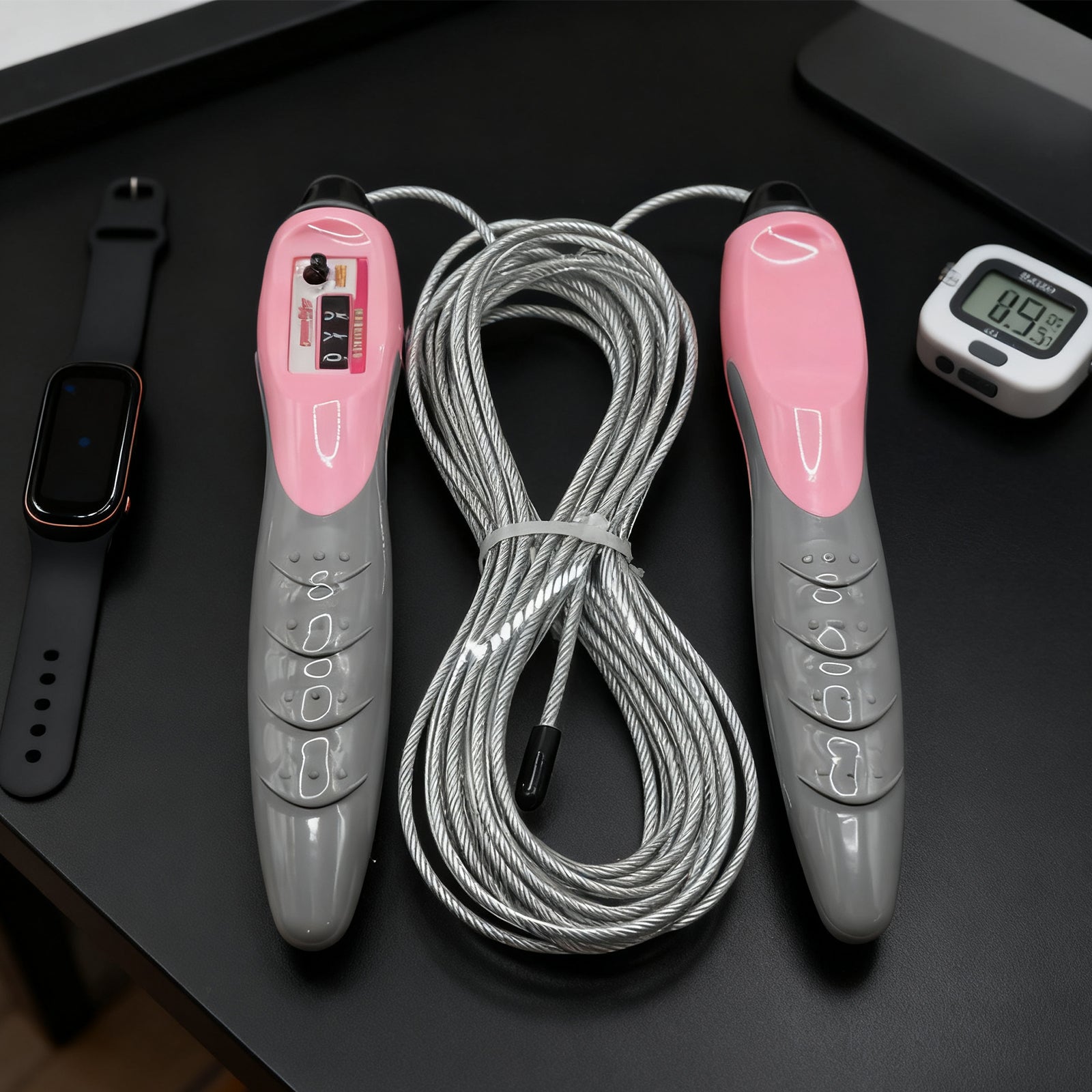 Digital Jump Rope with Built-In Counter