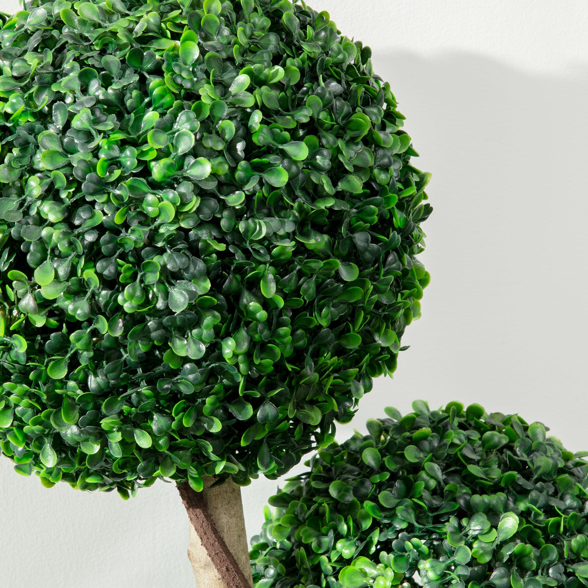 35.5" Artificial Boxwood Topiary Tree