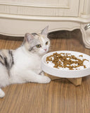 Ceramic Slow Feed Pet Bowl for Cats & Small Dogs Healthy Eating