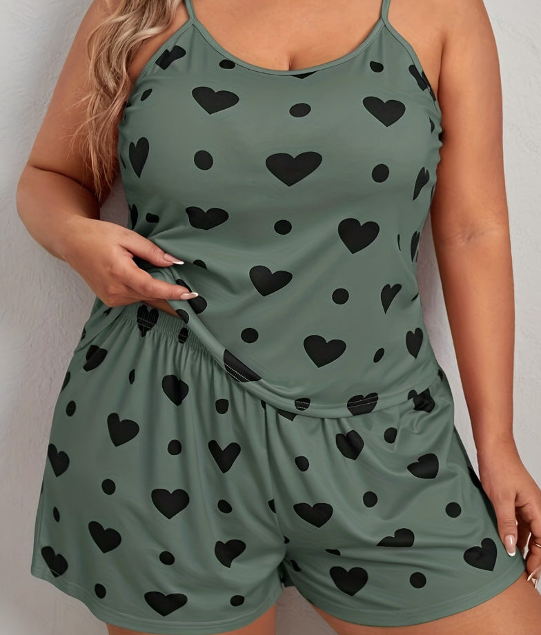 Plus Size Women’s Four Seasons Pajama Camisole Set