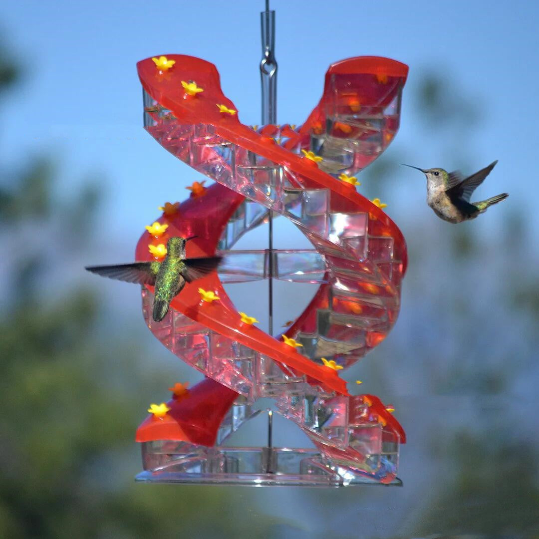Spiral Climbing Ladder Hummingbird Feeder Decorative Garden
