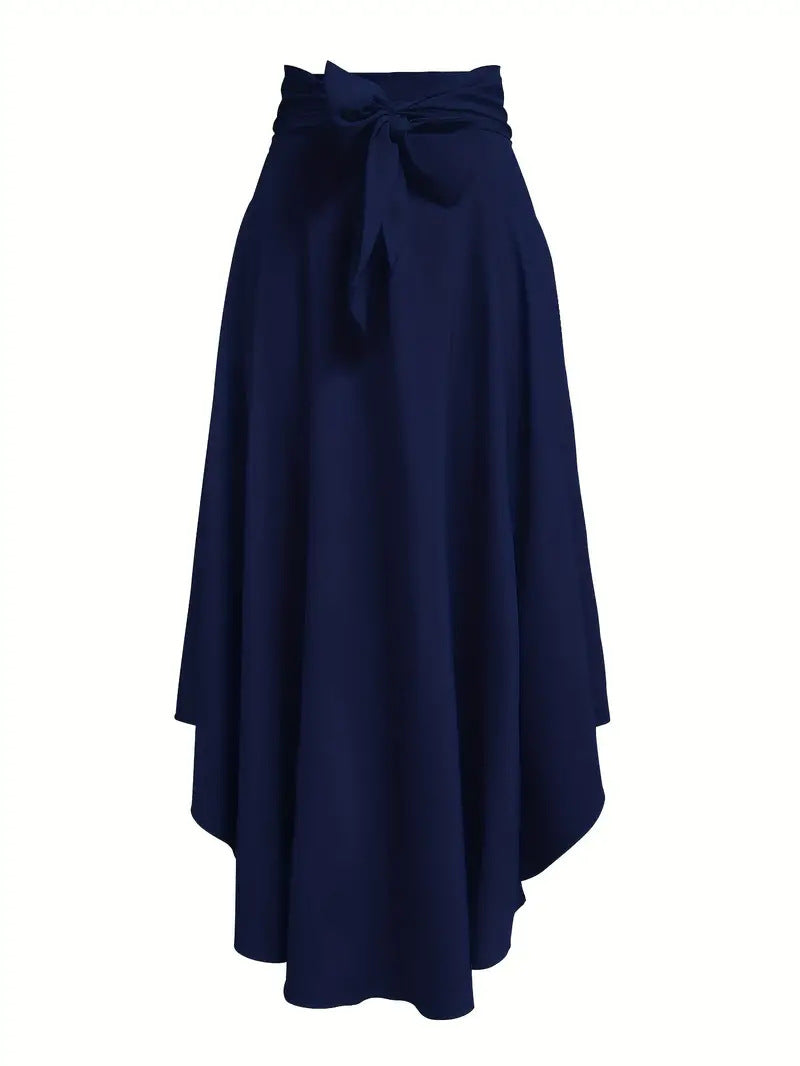 Women’s Casual Ruffled Midi Skirt