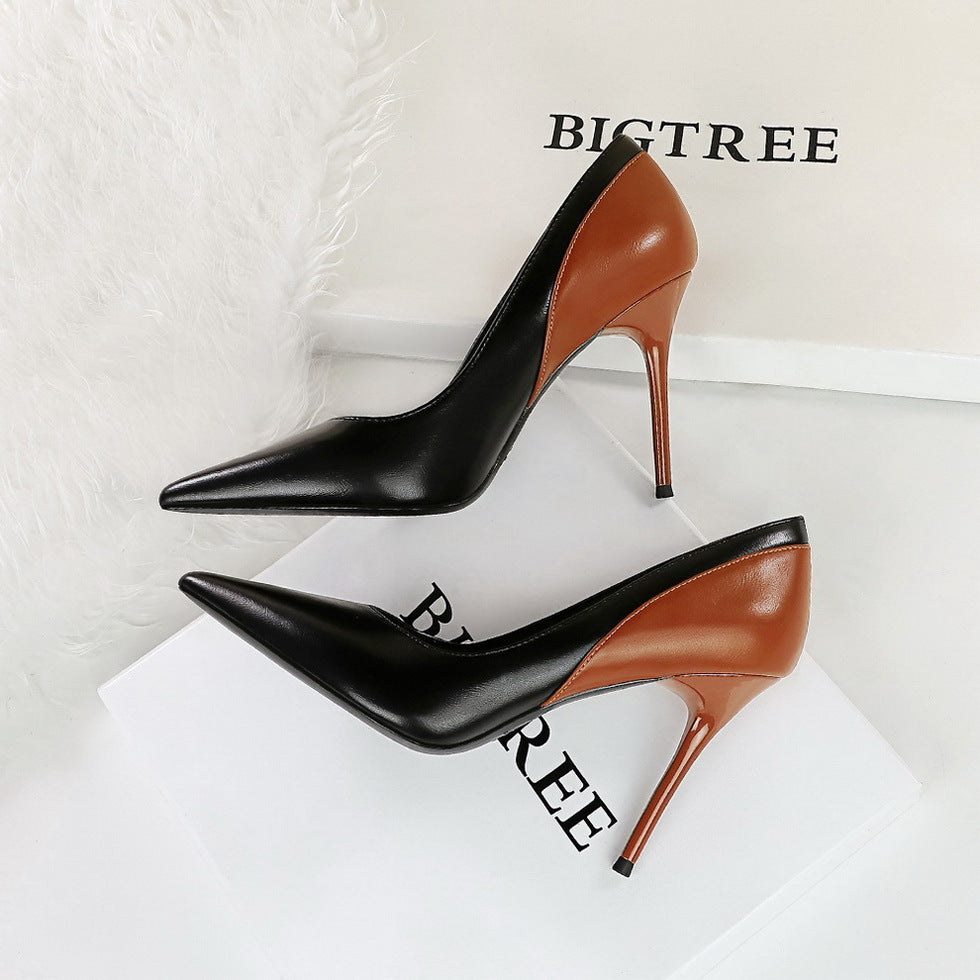 Women’s Retro Stiletto High Heel Pumps