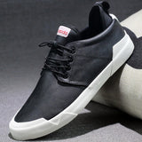 Men’s Leather Lace-Up Casual Shoes