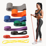 Fitness Resistance Bands for Yoga & Pull-Up Training – Elastic Workout Bands